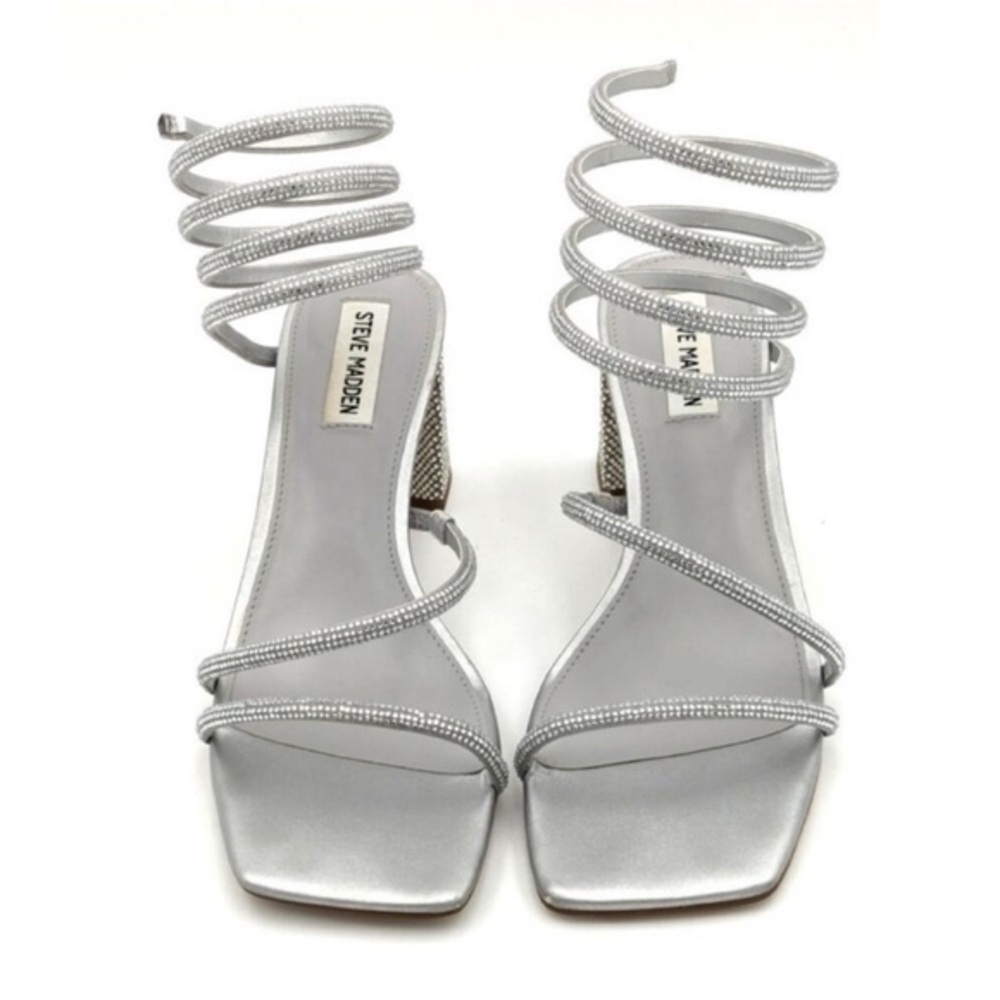 Steve Madden Metallic Spiral Heels
